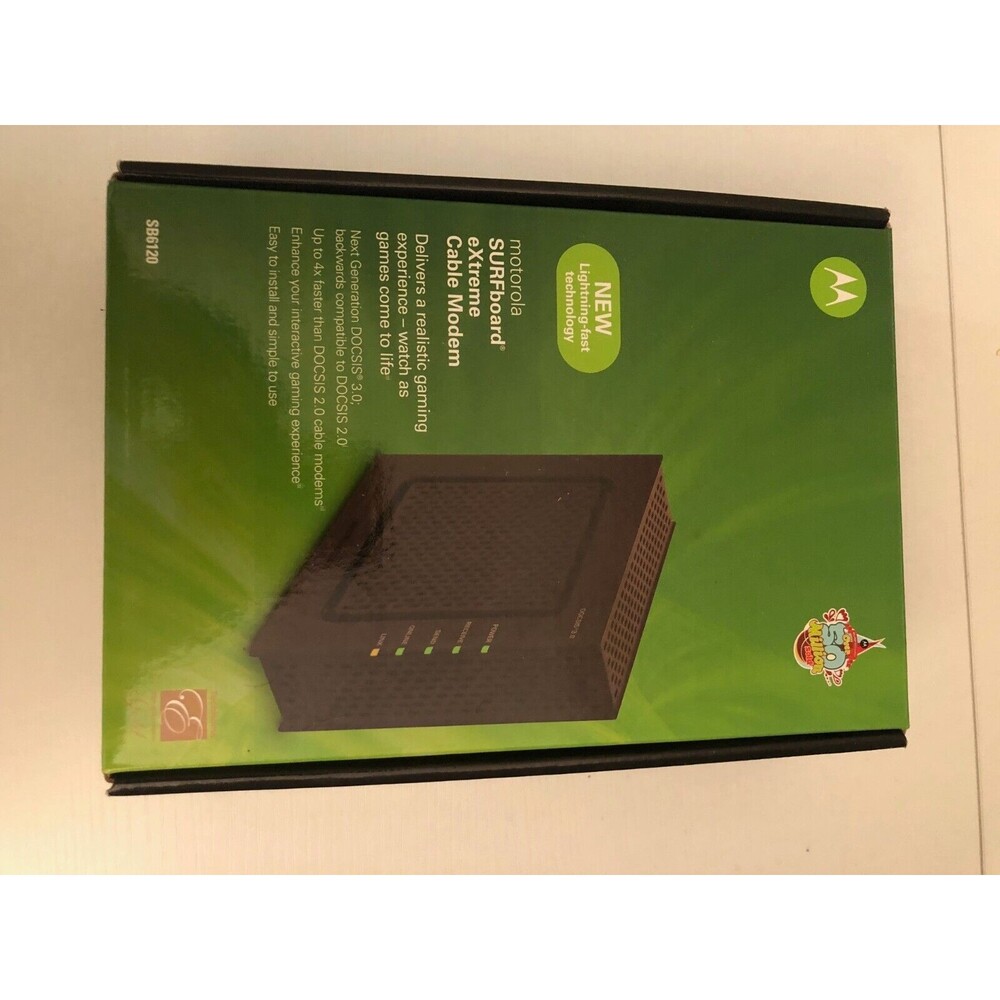 Motorola SB6120 SURFboard DOCSIS 3.0 eXtreme Broadband Cable Modem